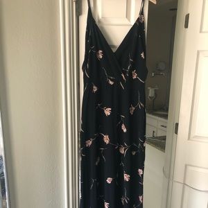 Navy blue Lush maxi dress size M